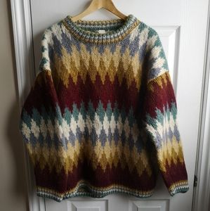 100% wool sweater made in Nepal